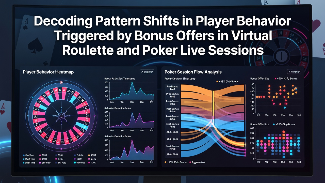 Analyse von Spielermustern bei Roulette und Poker mit Fokus auf Bonuswirkungen in Live-Sessions