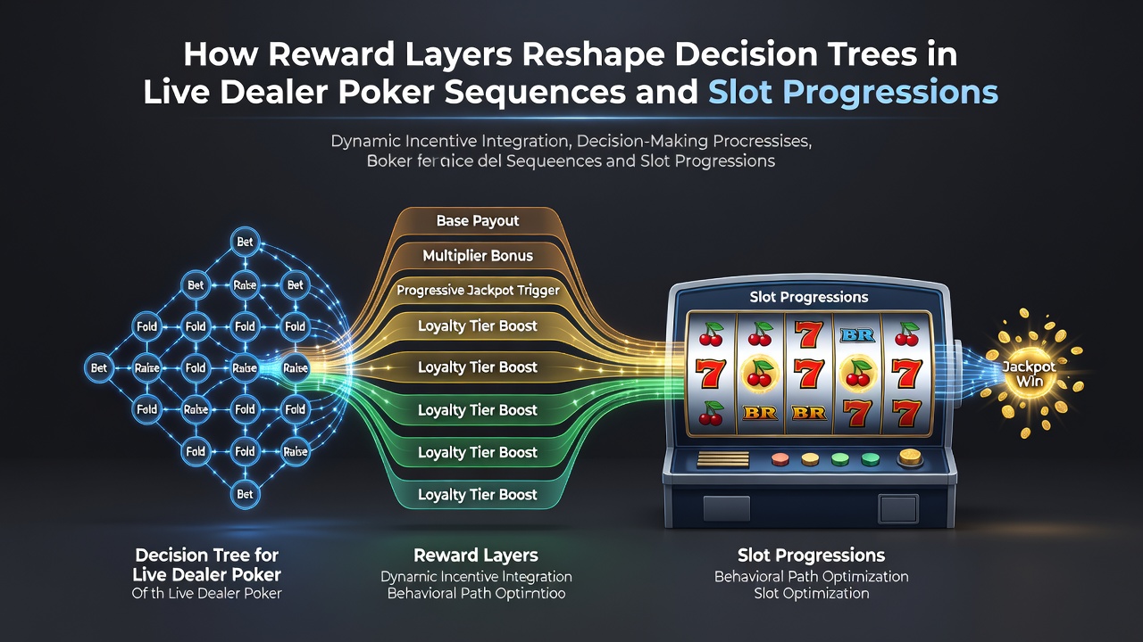 Illustration der Auswirkungen von Belohnungsschichten auf Slot-Progressionen und Poker-Entscheidungen