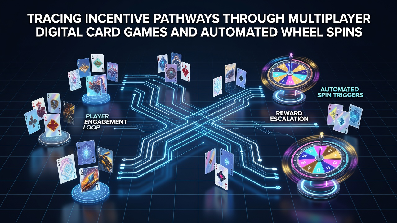 Darstellung von Anreizstrukturen in digitalen Multiplayer-Kartenspielen und Radspins