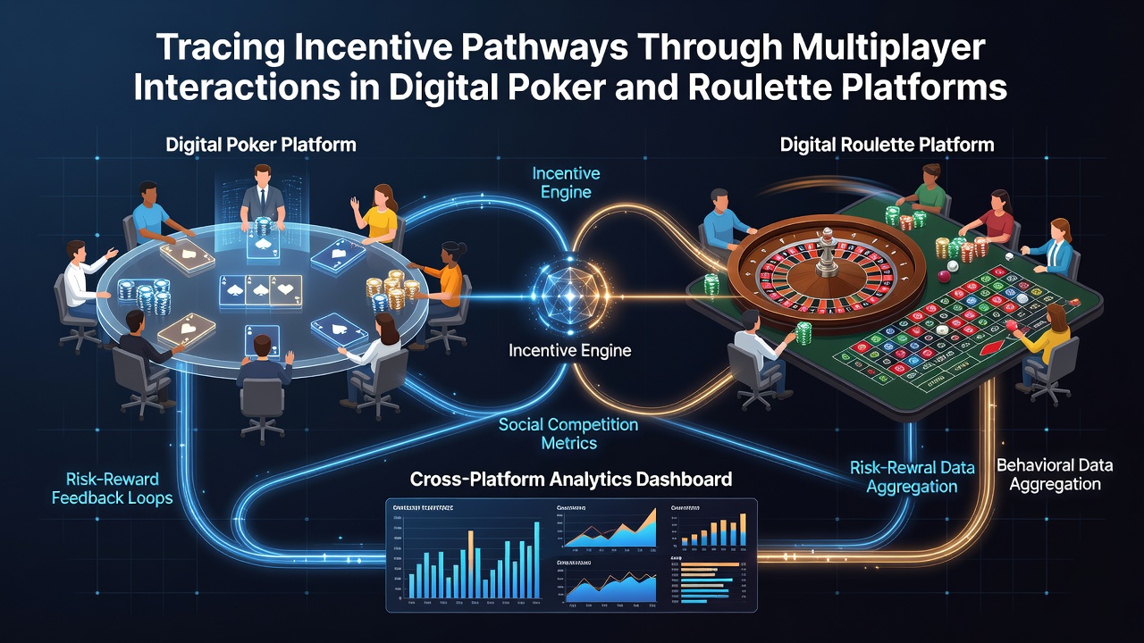 Visualisierung von Anreizpfaden in digitalen Poker- und Roulette-Plattformen mit Fokus auf Multiplayer-Dynamiken
